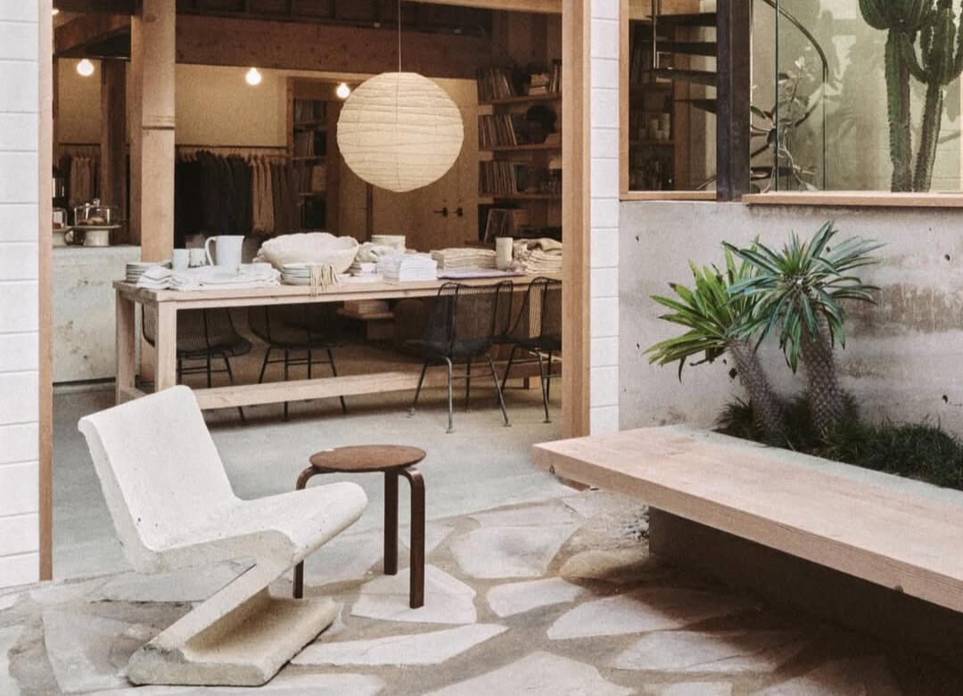 Fast Times Coffee interior at Buck Mason flagship